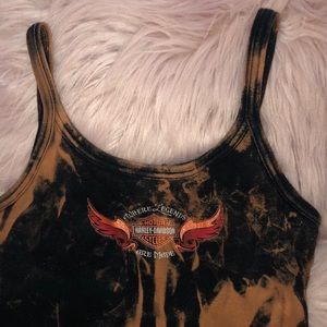 vintage harley davidson top